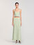 Korte top tricot stras