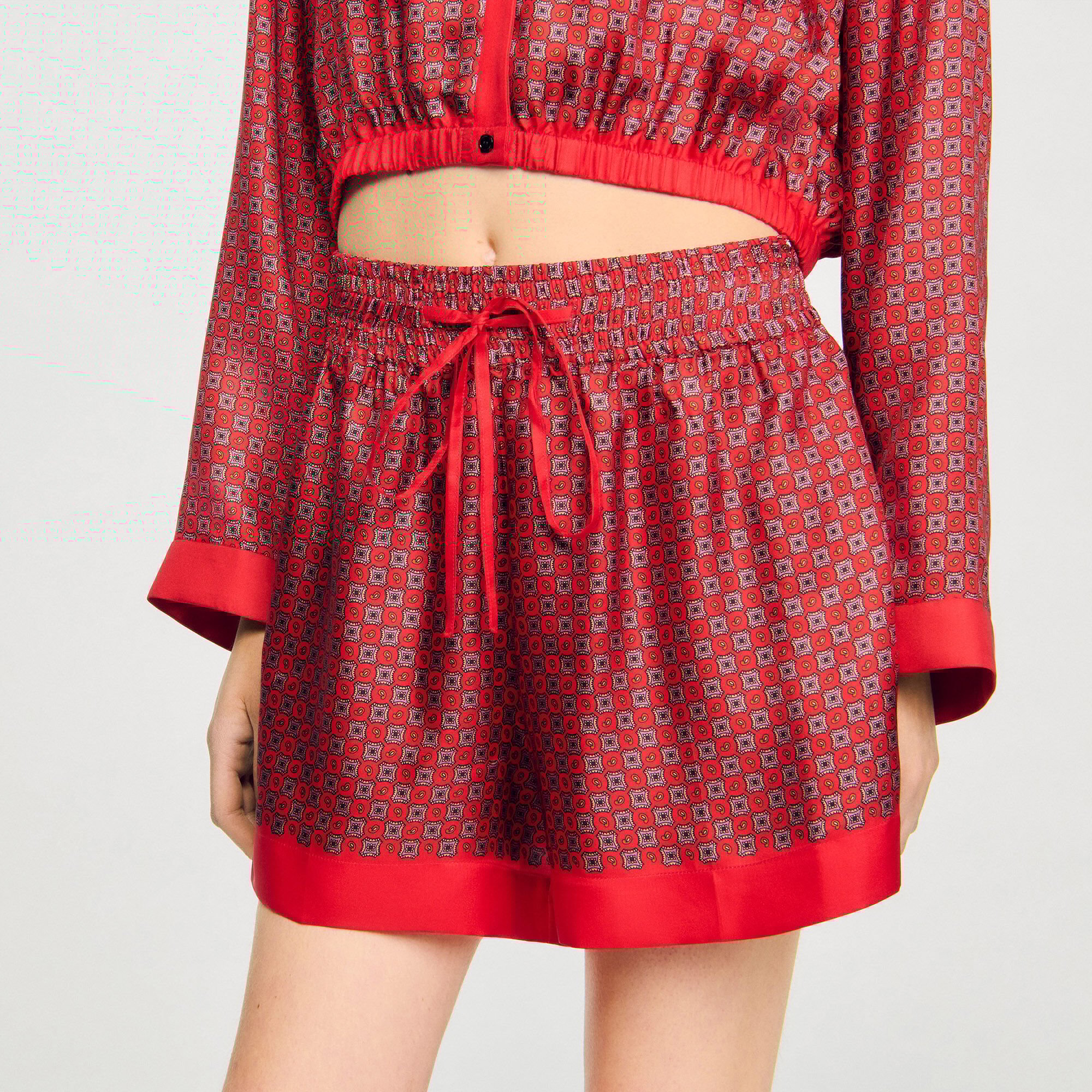 Short sjaalprint