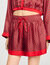 Short sjaalprint