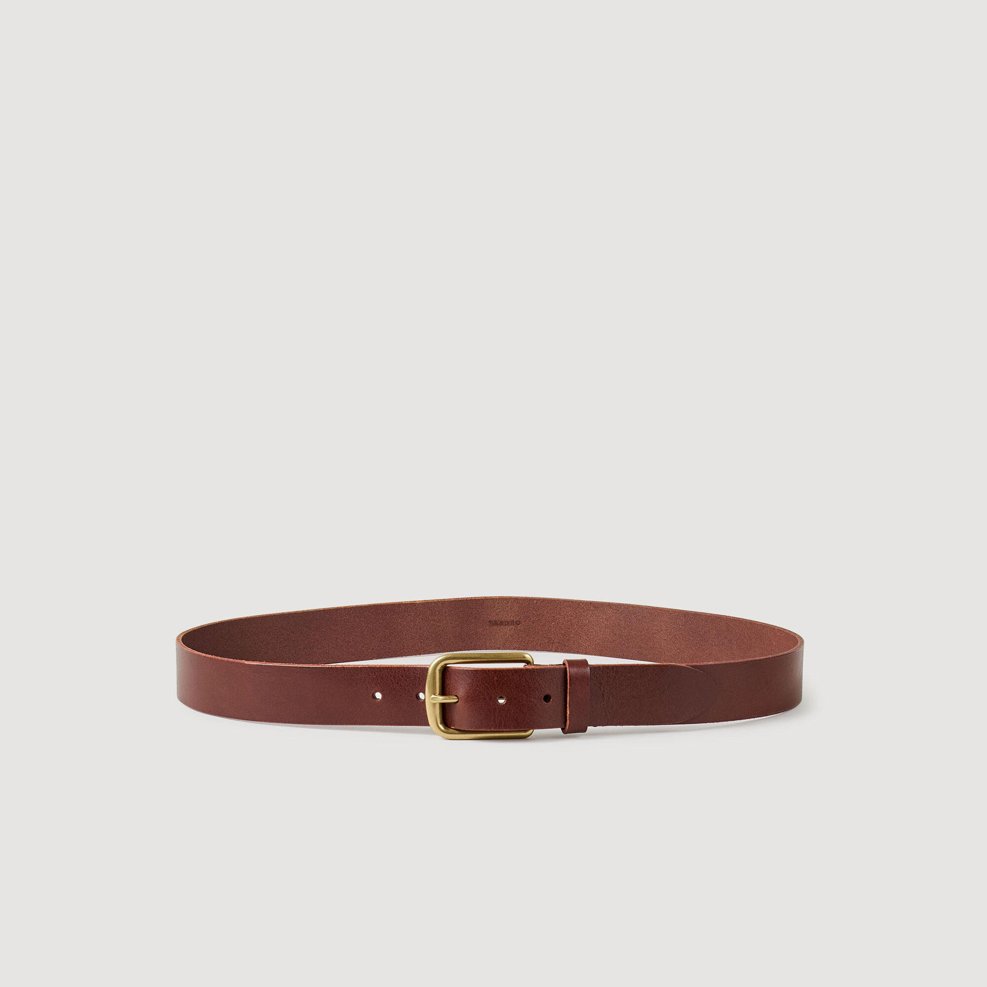 Leren riem - Man | Sandro