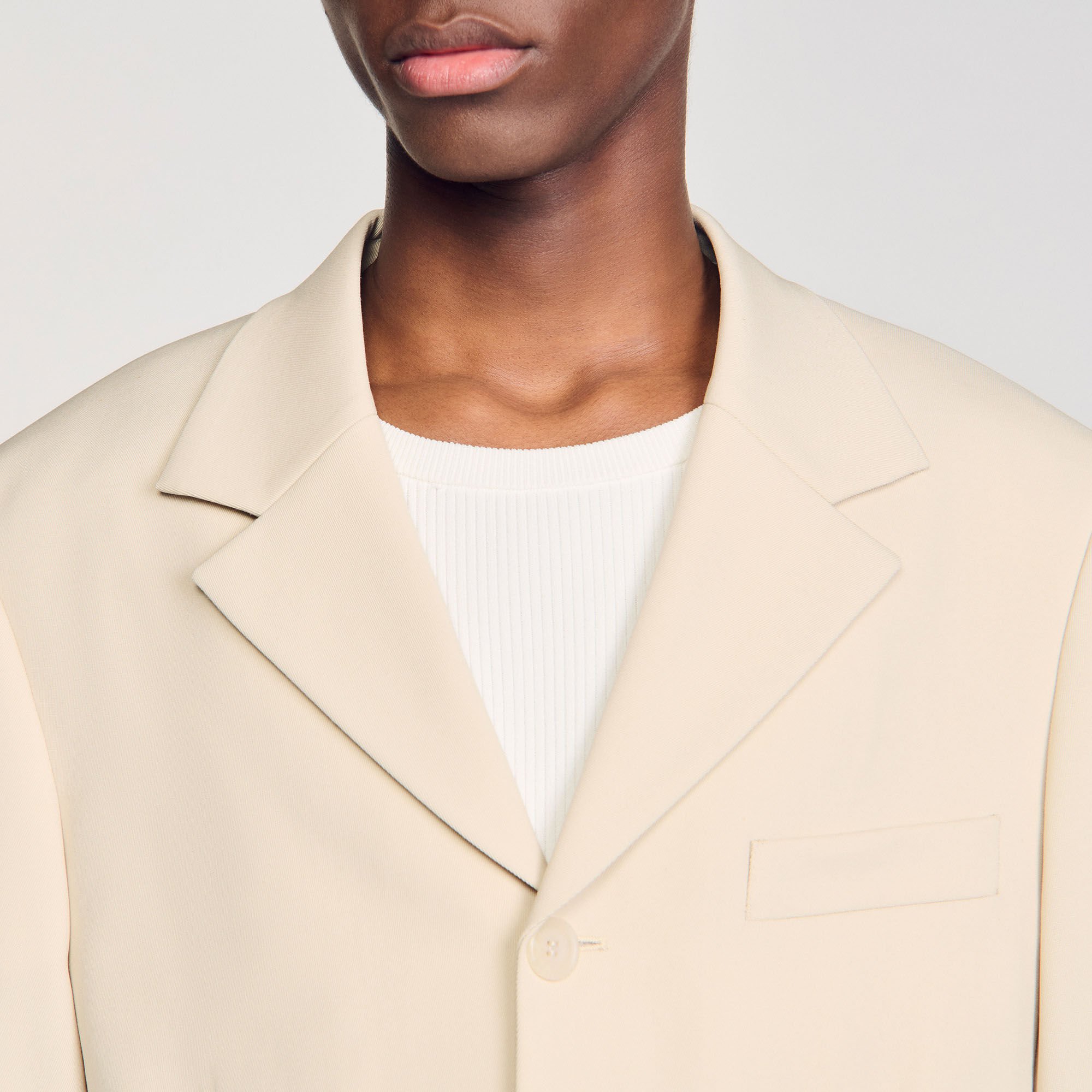 Colbert kostuum oversized wol