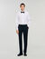Pantalon satijnen details