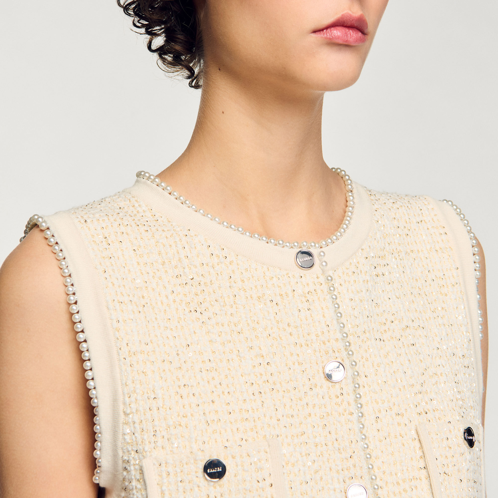 Gilet van prachtige tweed