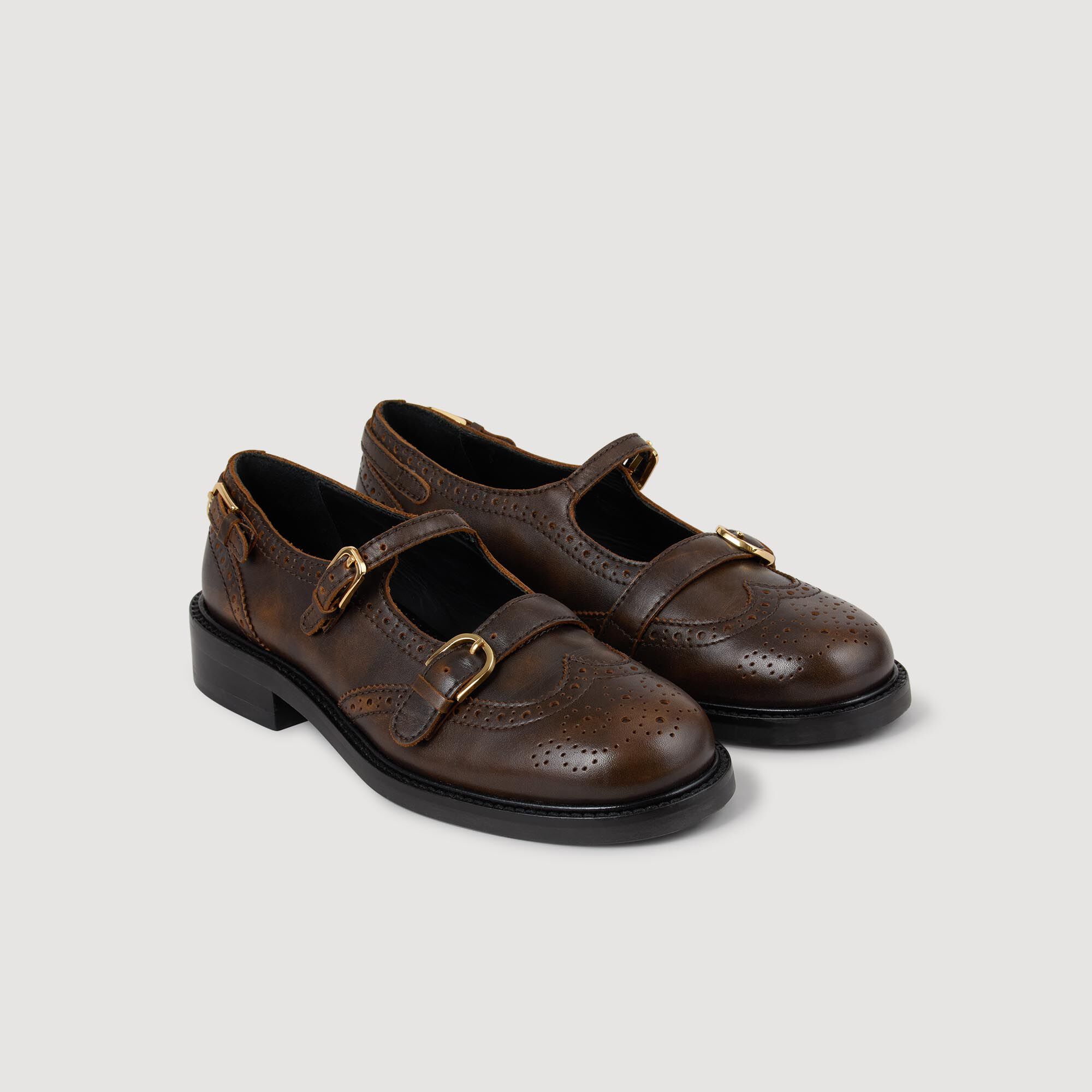 Derby schoenen met gespen