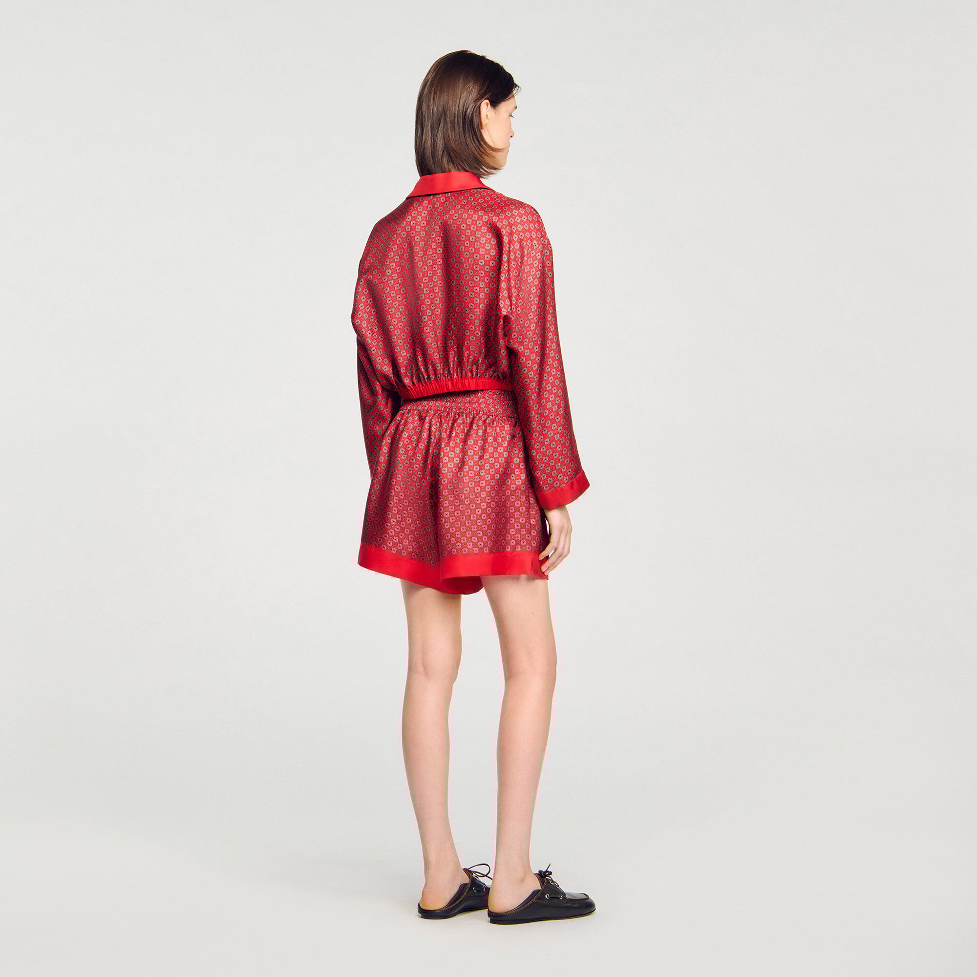 Short sjaalprint