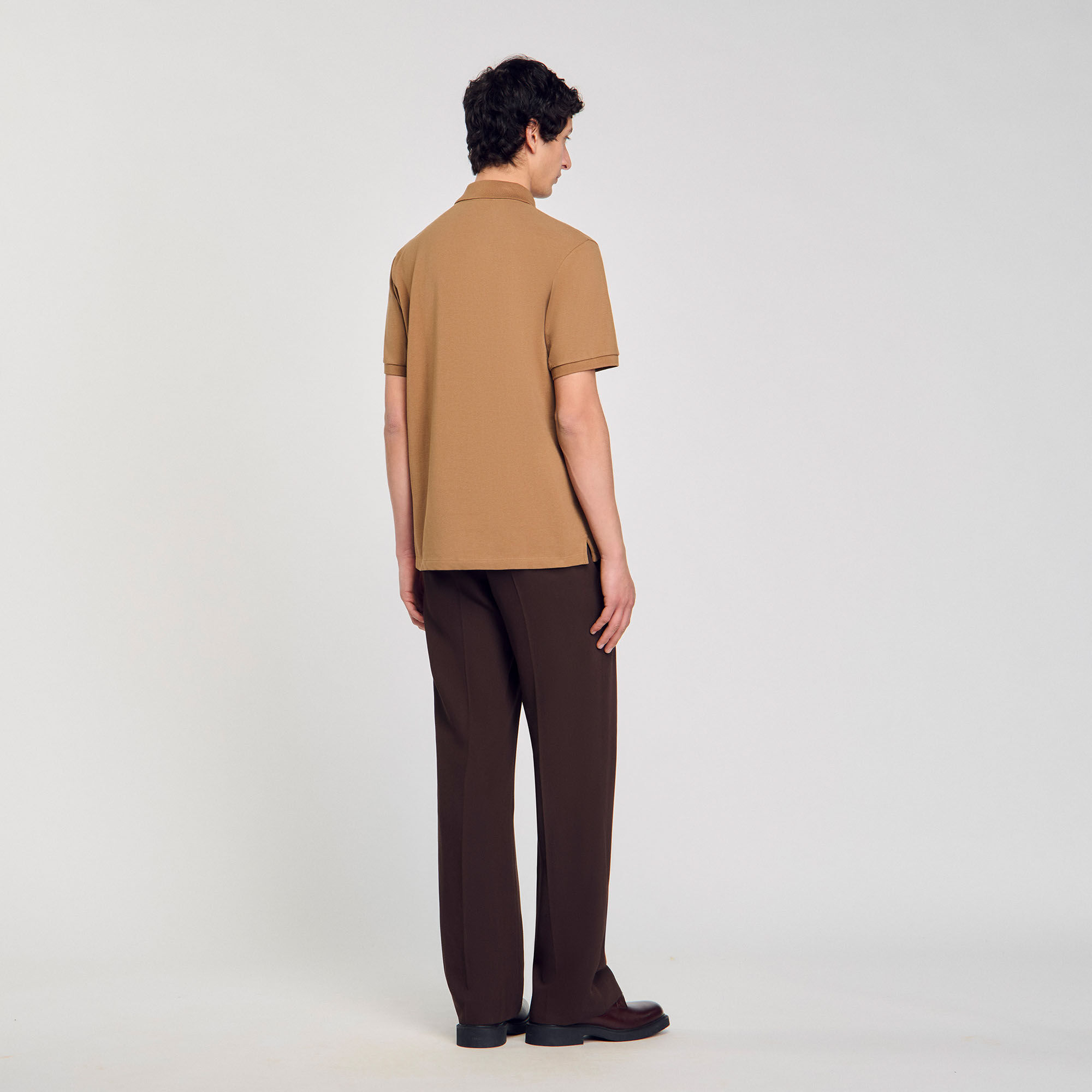 Poloshirt met bloemmotief