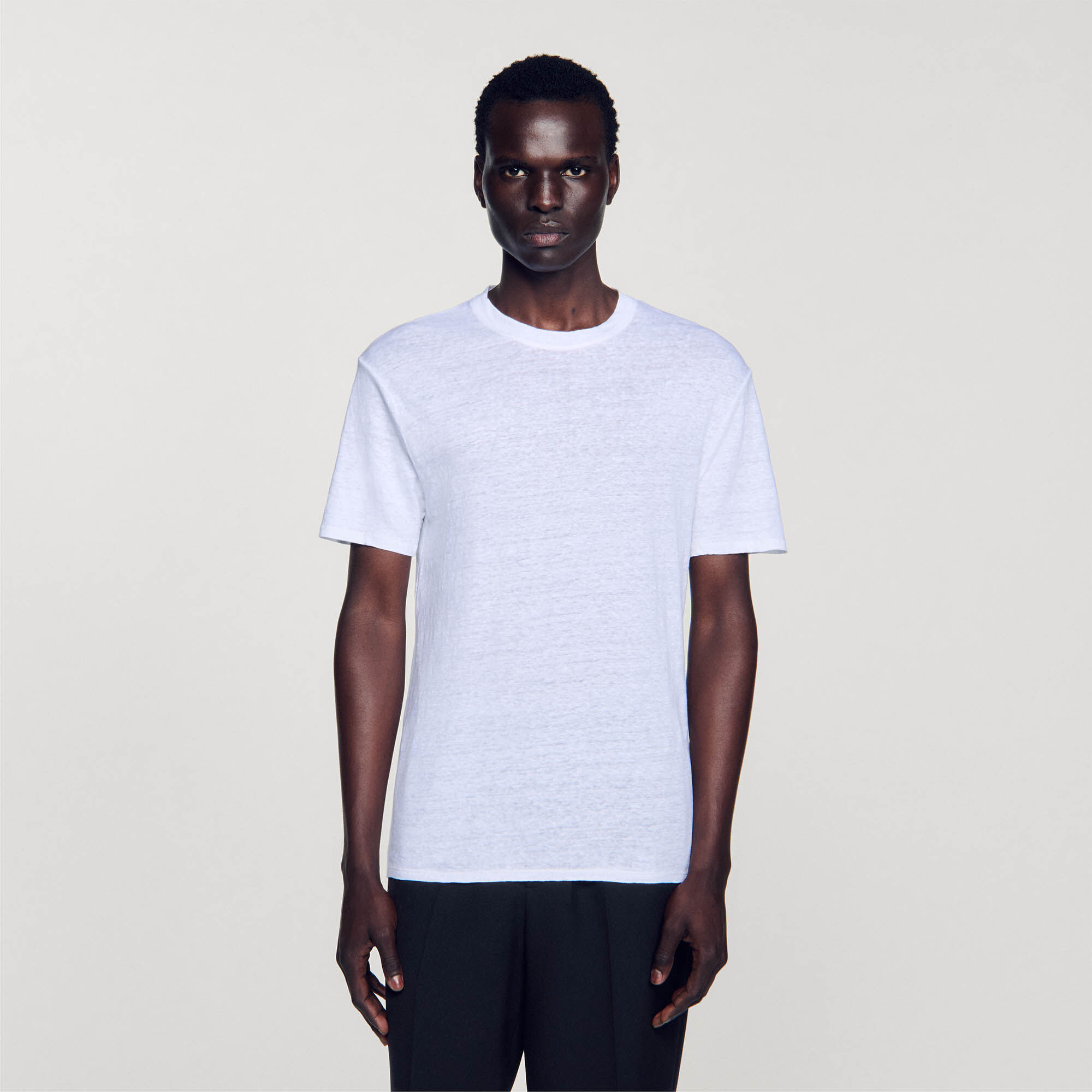 T-shirt van linnen