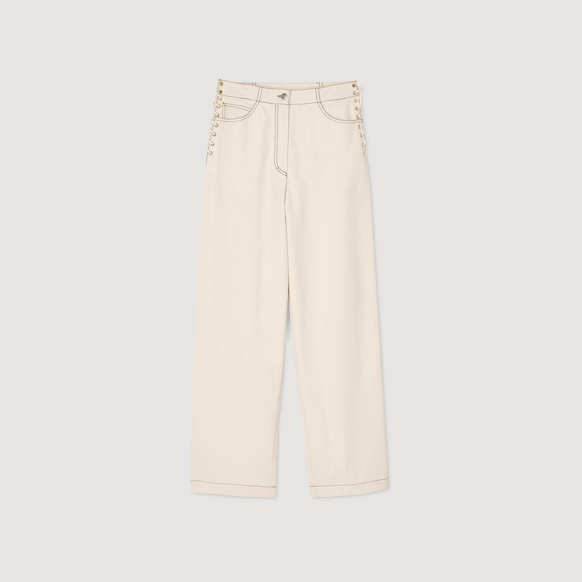 Jeans met veters