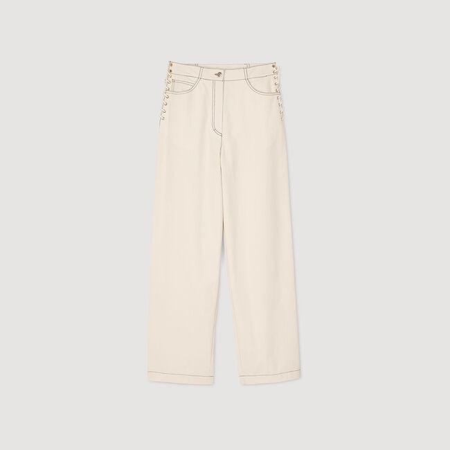 Jeans met veters