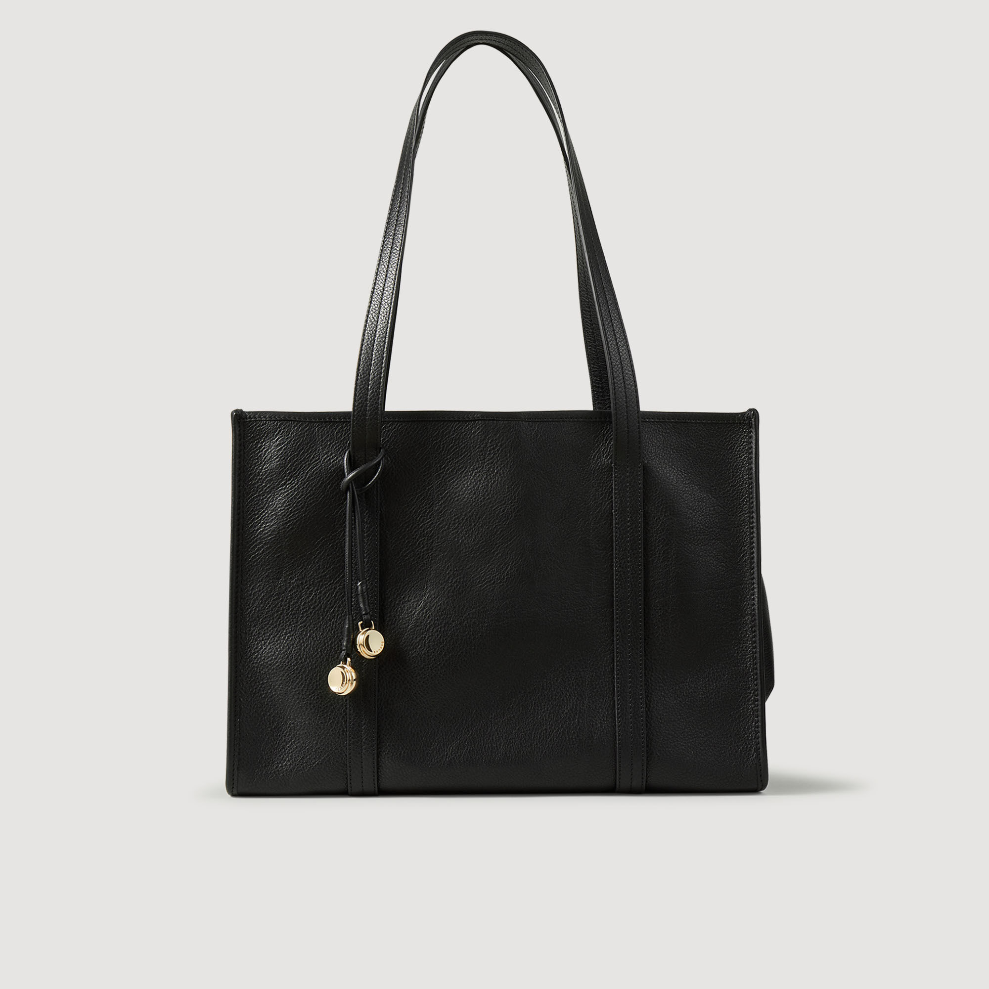 Shopper tote bag soepel leer