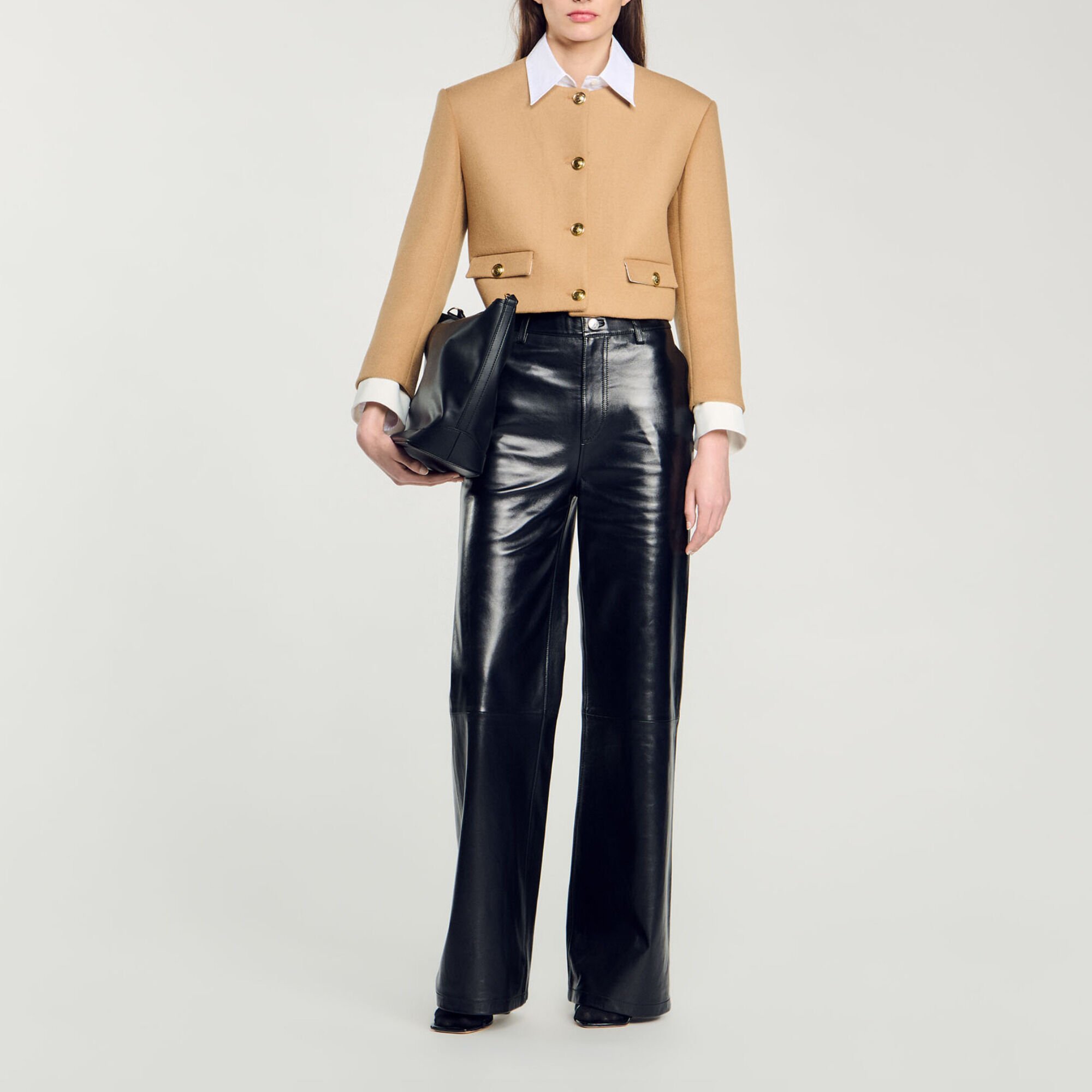 Kort jasje van wolmix