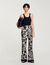 Pantalon met bloemenprint