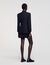 Blazer met gekruiste knoopsluiting