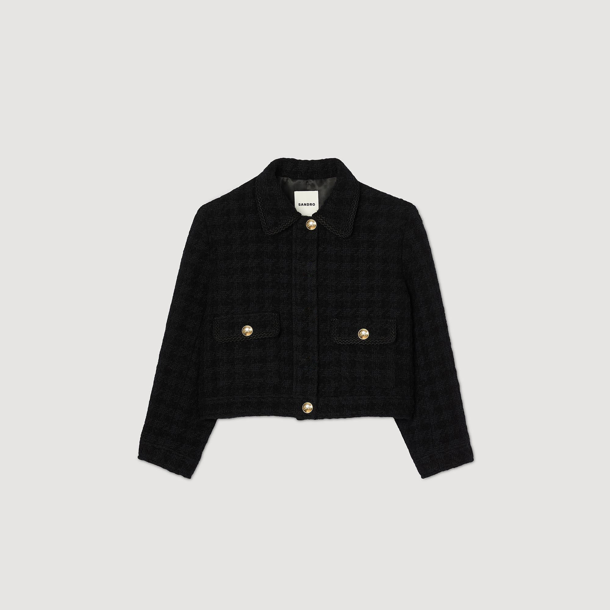 Kort tweed jasje - Vrouw | Sandro