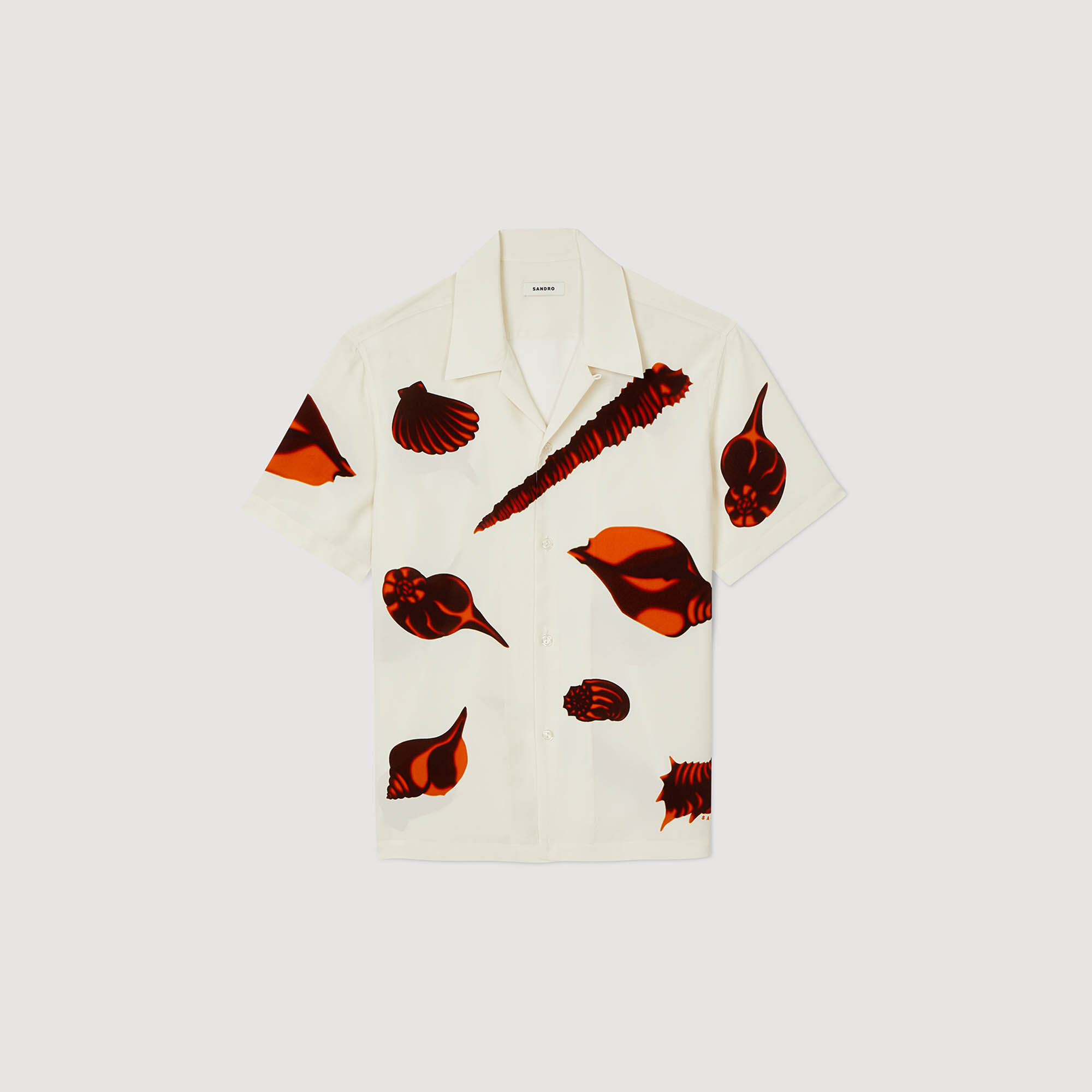 Overhemd met schelpenprint - Man | Sandro