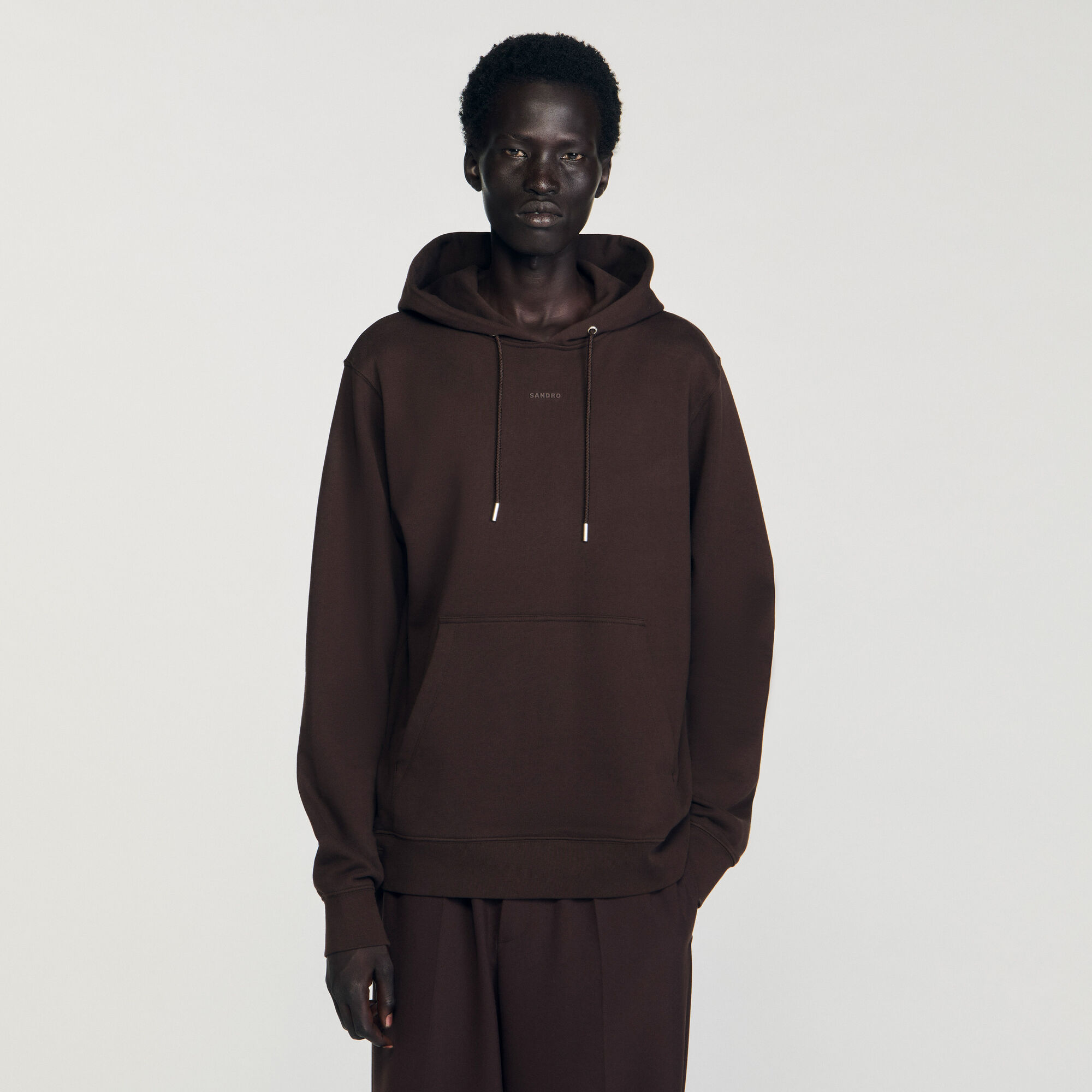 Hoodie met capuchon logo