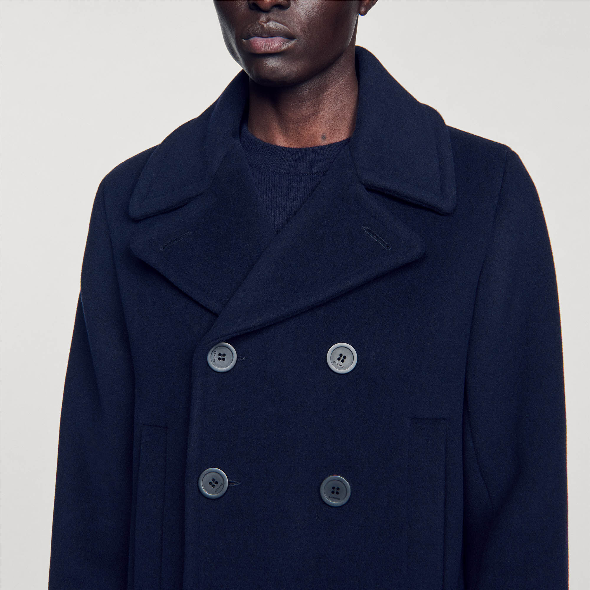 Jas recht model wolmix
