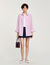 Overhemdblouse gestreept met stras