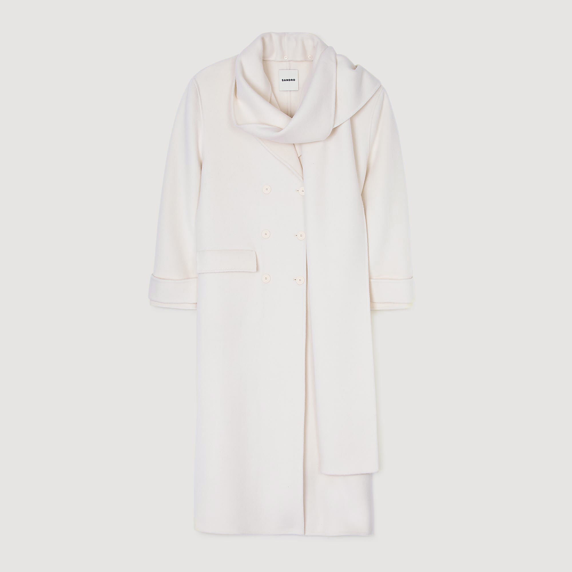 Oversized wollen jas