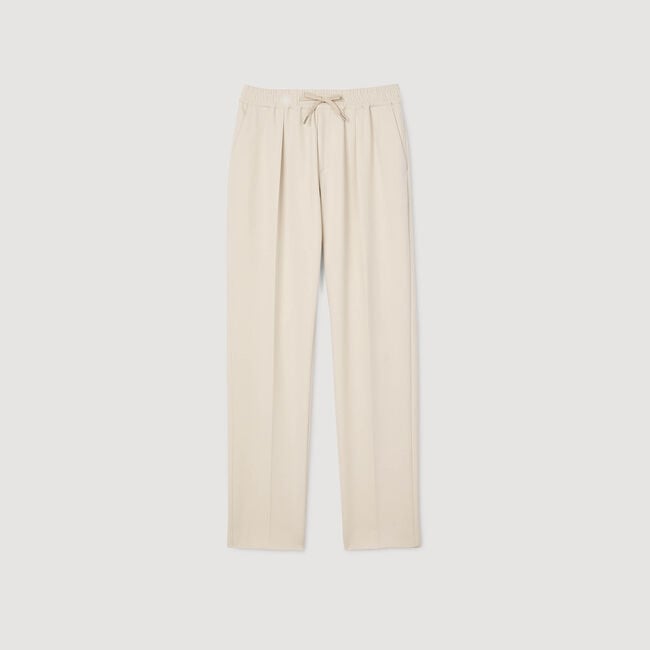 Pantalon recht elastische taille