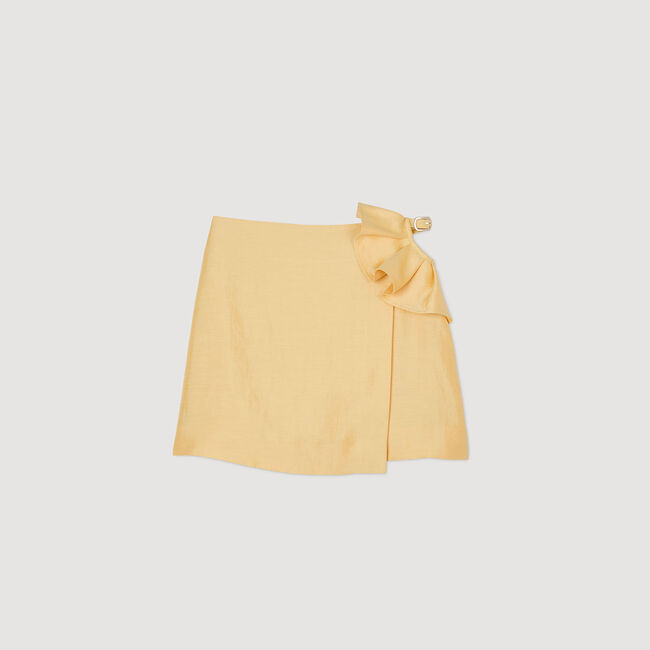 Korte rok met scrunchie detail