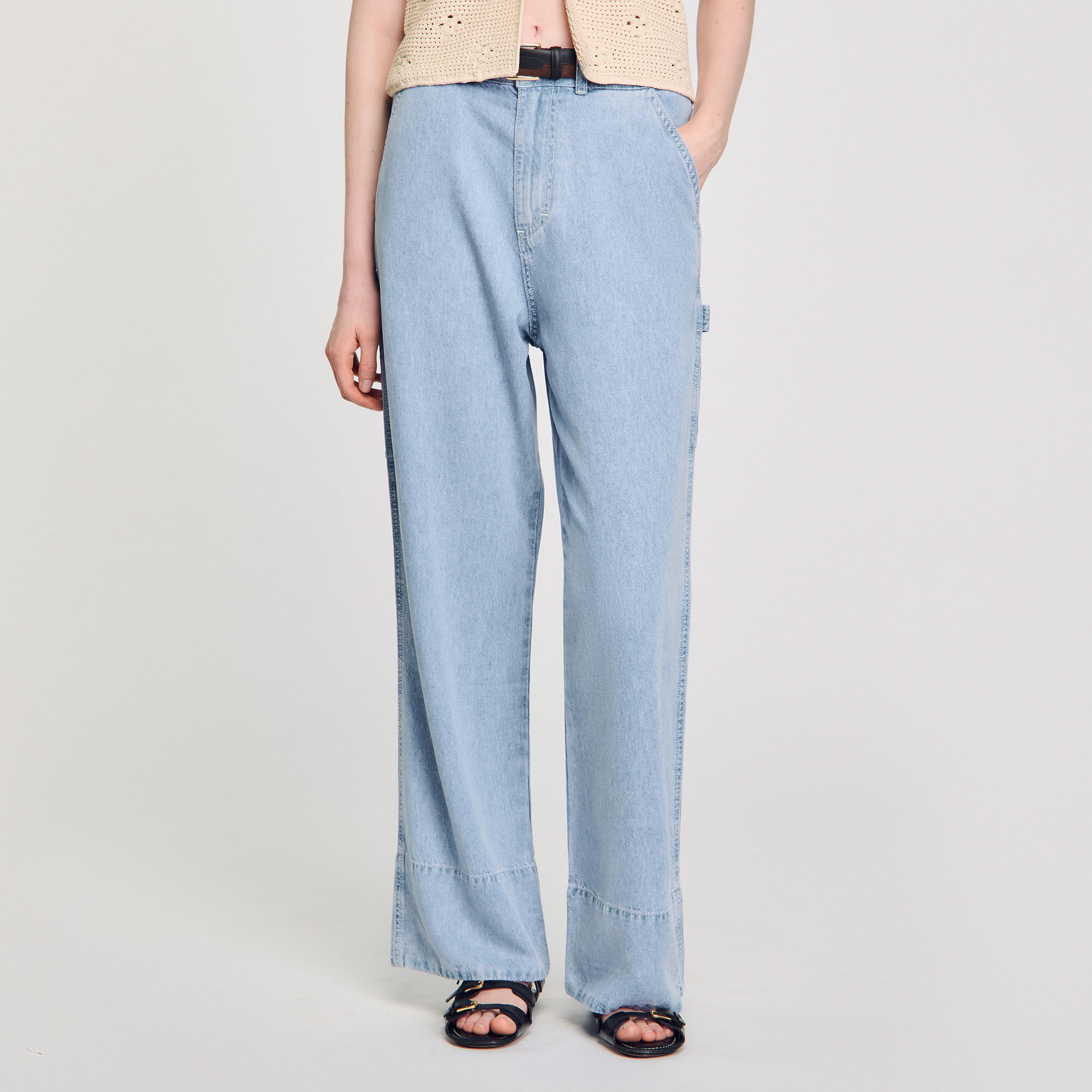 Jeans wijdvallend