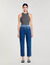 Trompe-l'oeil jeans in Momjeans pasvorm