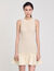 Korte jurk tricot met volants