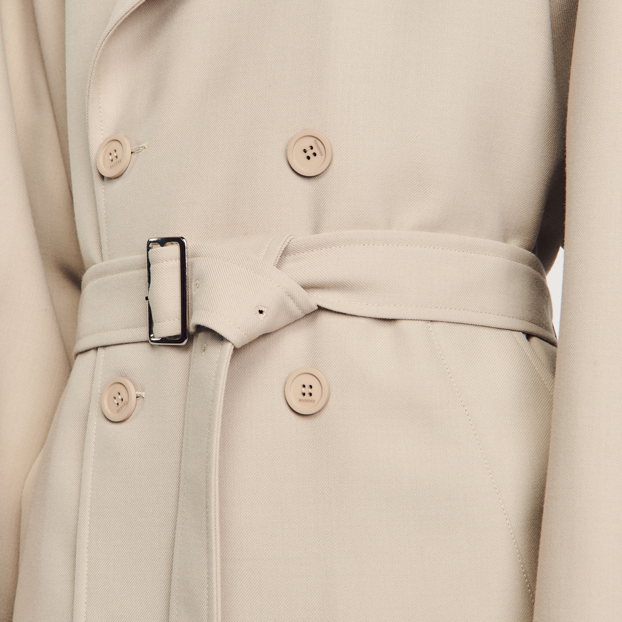 Lange trenchcoat