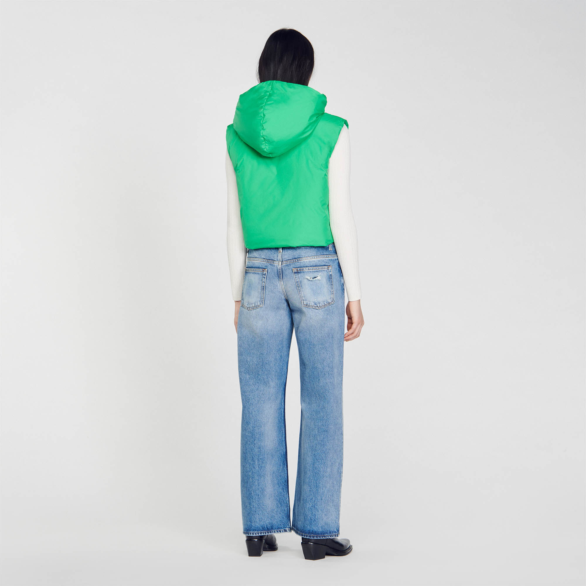 Donsjack zonder mouwen