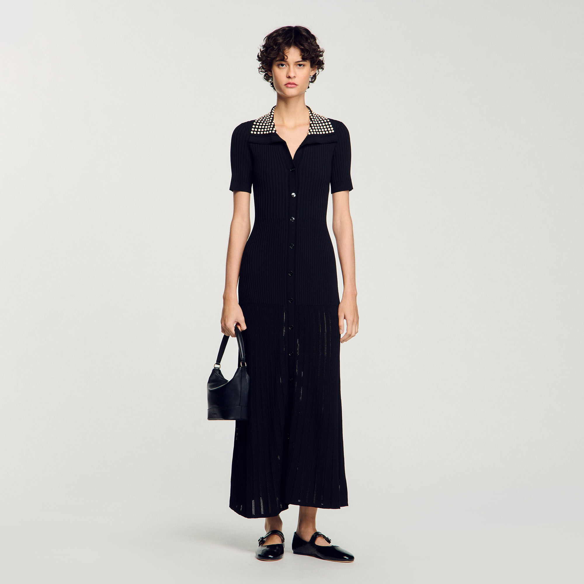 小物 jurk KANKE Wit - Xandres