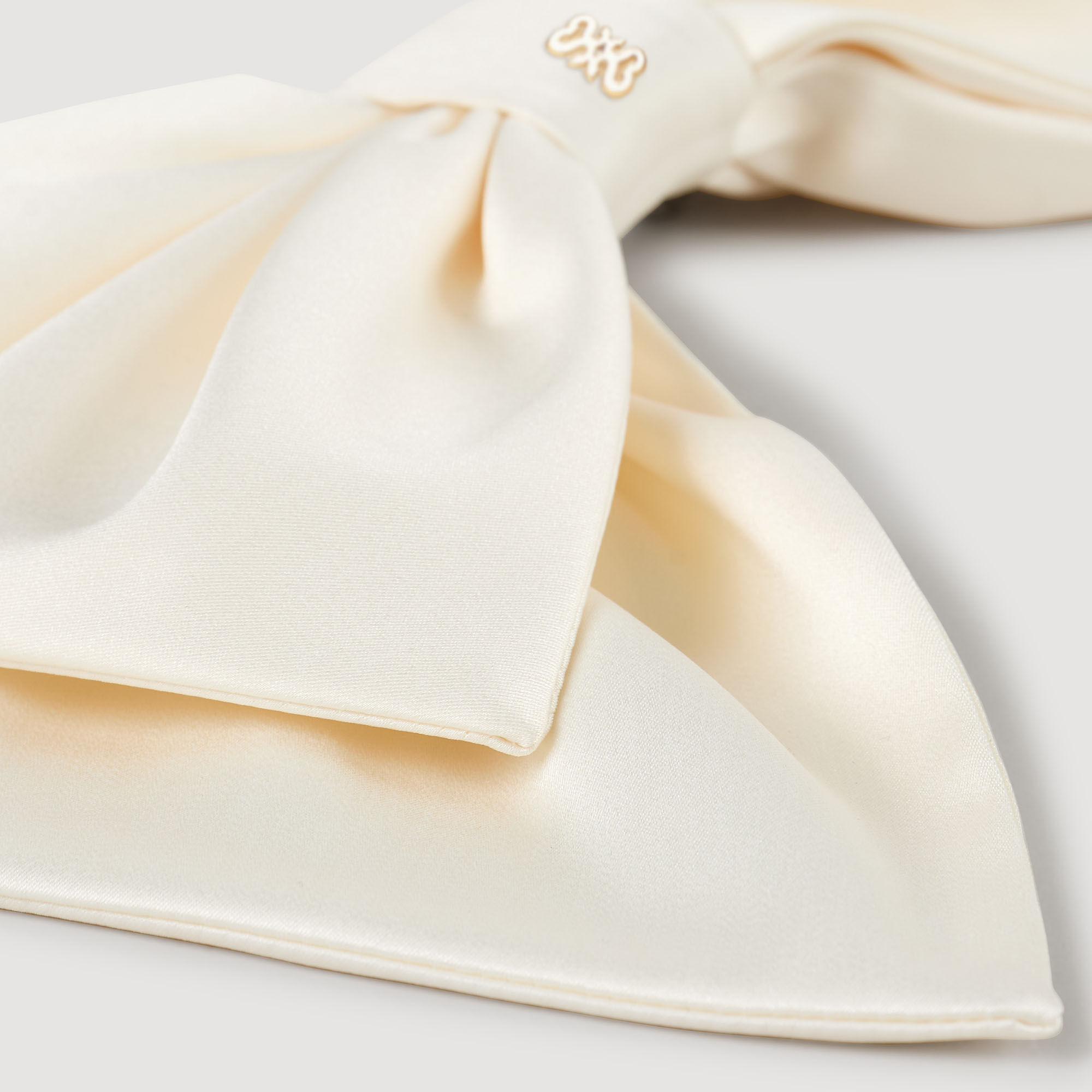 Gesatineerde strik barrette