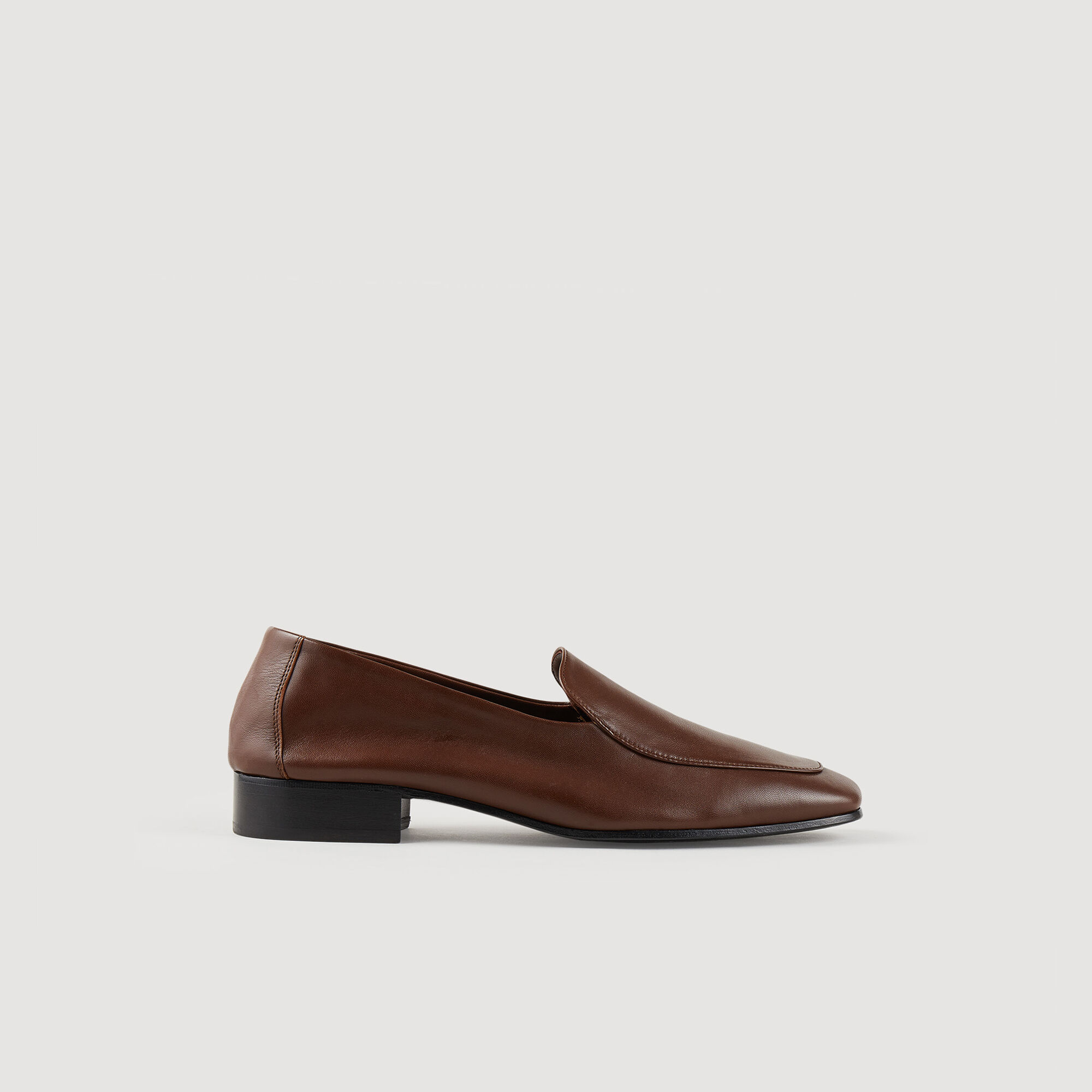 Leren mocassins