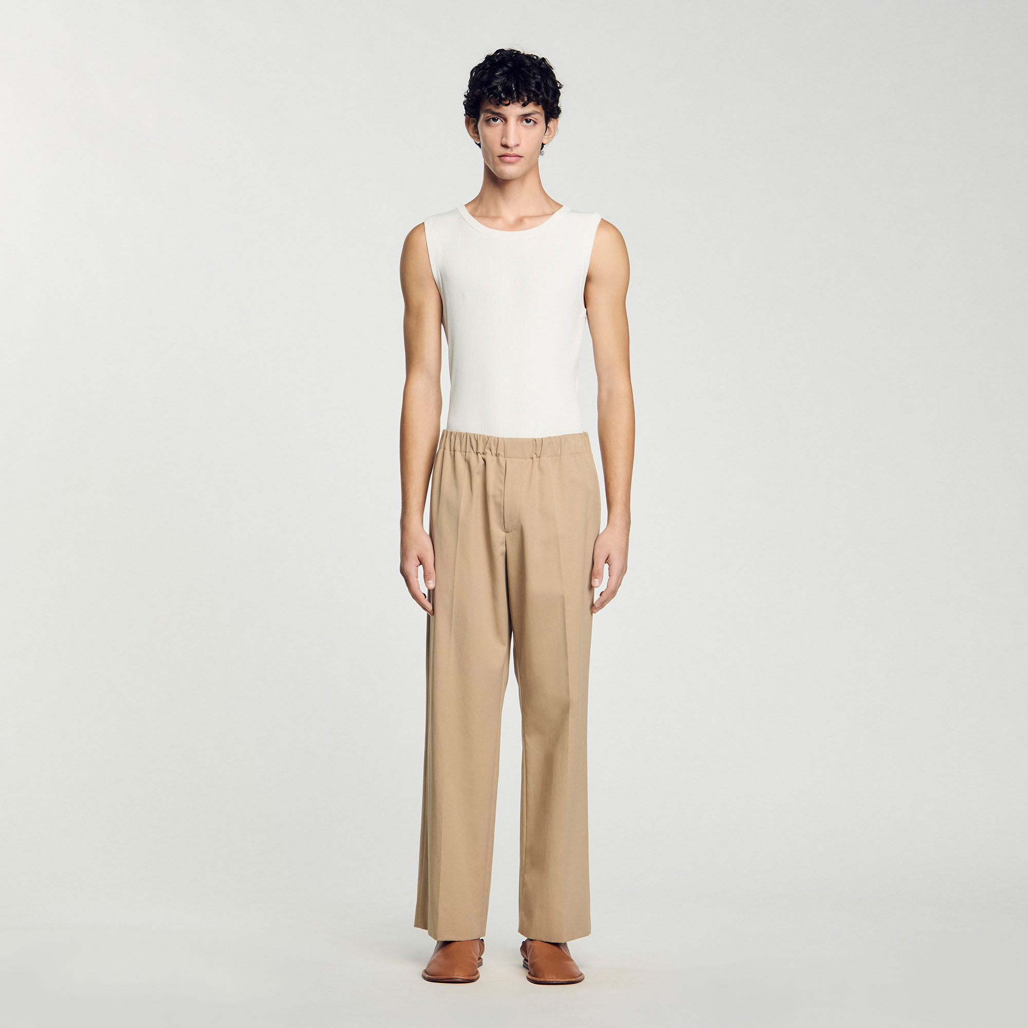 Pantalon wijdvallend