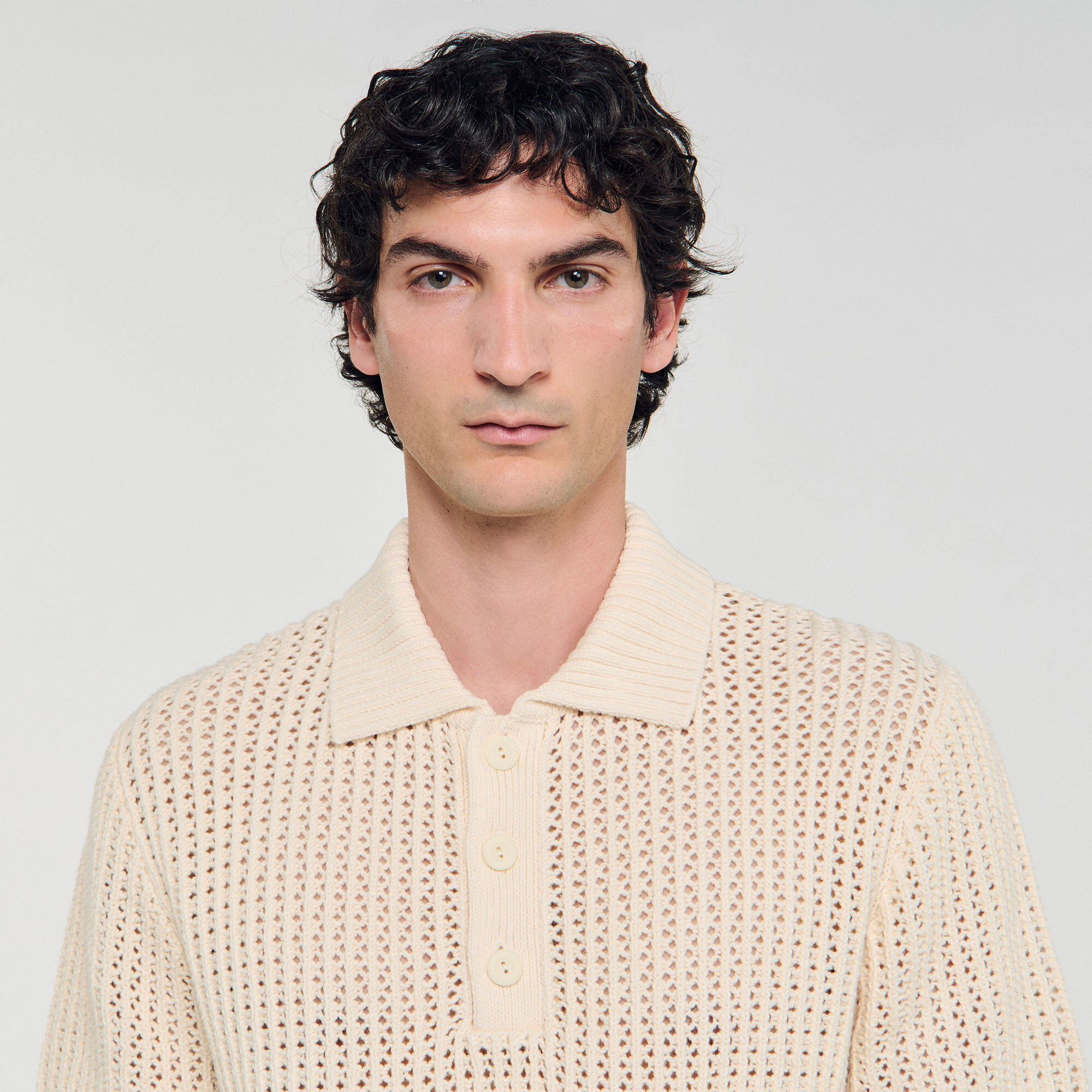 Katoenen poloshirt met polokraag