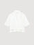 Korte overhemdblouse met jacquard bloem