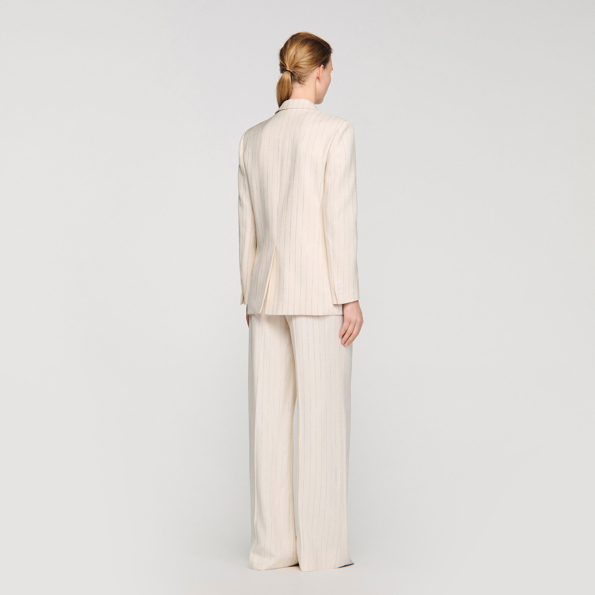 Getailleerde blazer met strepen