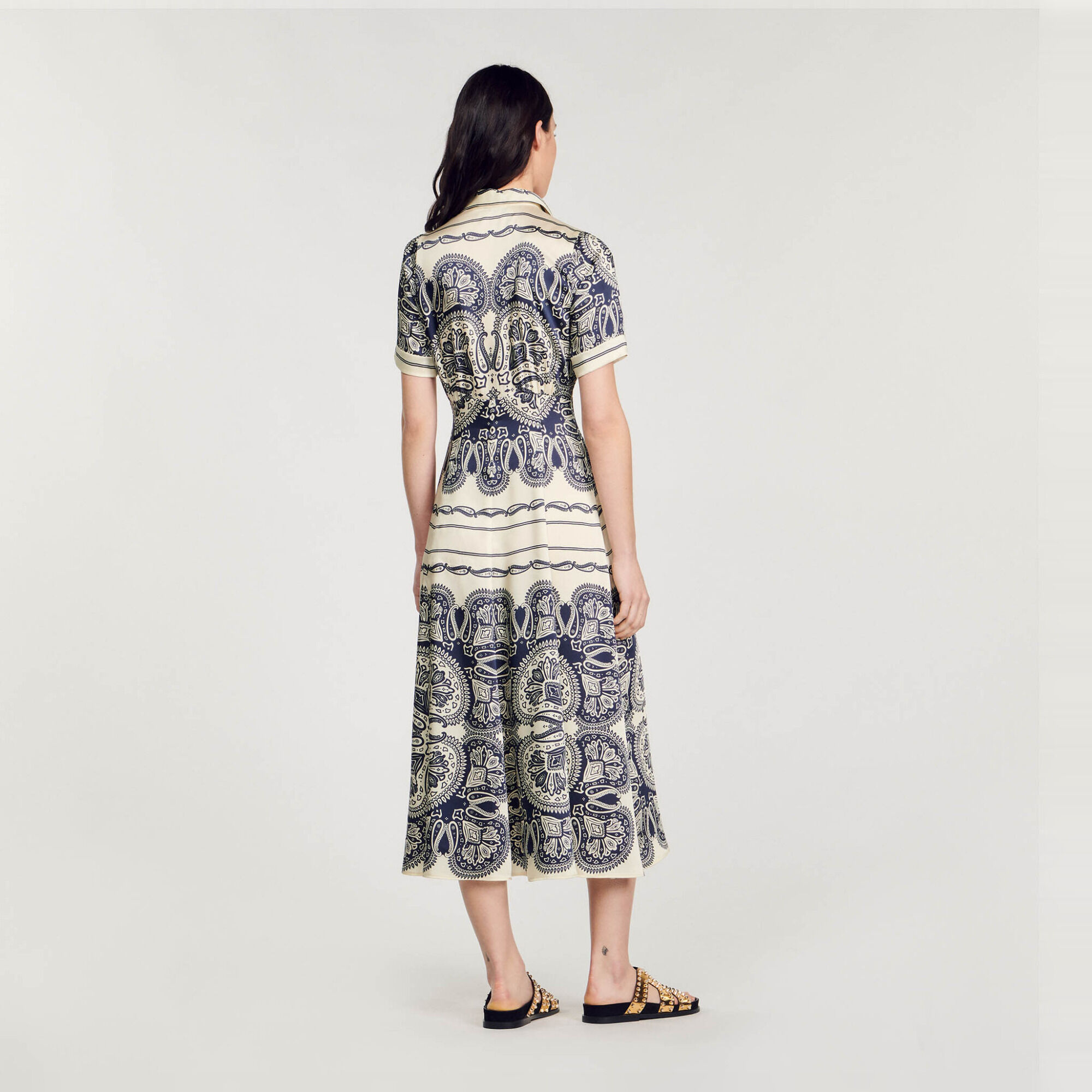 Lange jurk met print