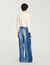Cardigan vest ribgebreid