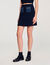 Korte rok tricot en denim