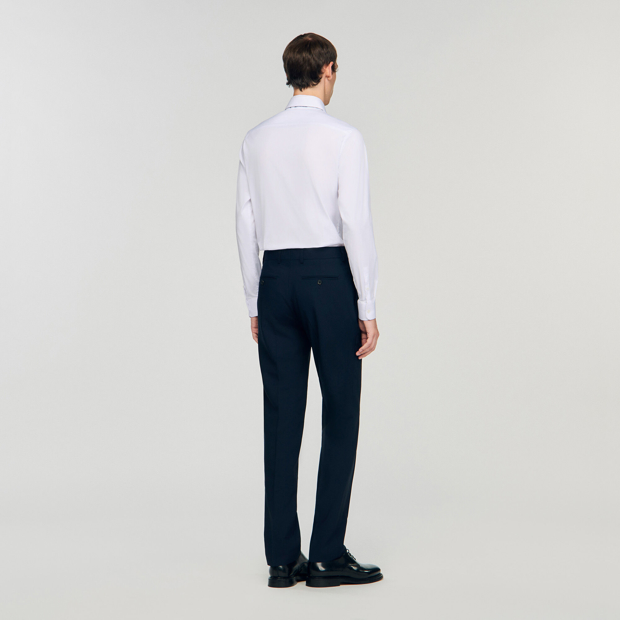 Wollen pantalon kostuum