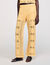 Pantalon straight fit gehaakt