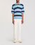Polo tricot gestreept
