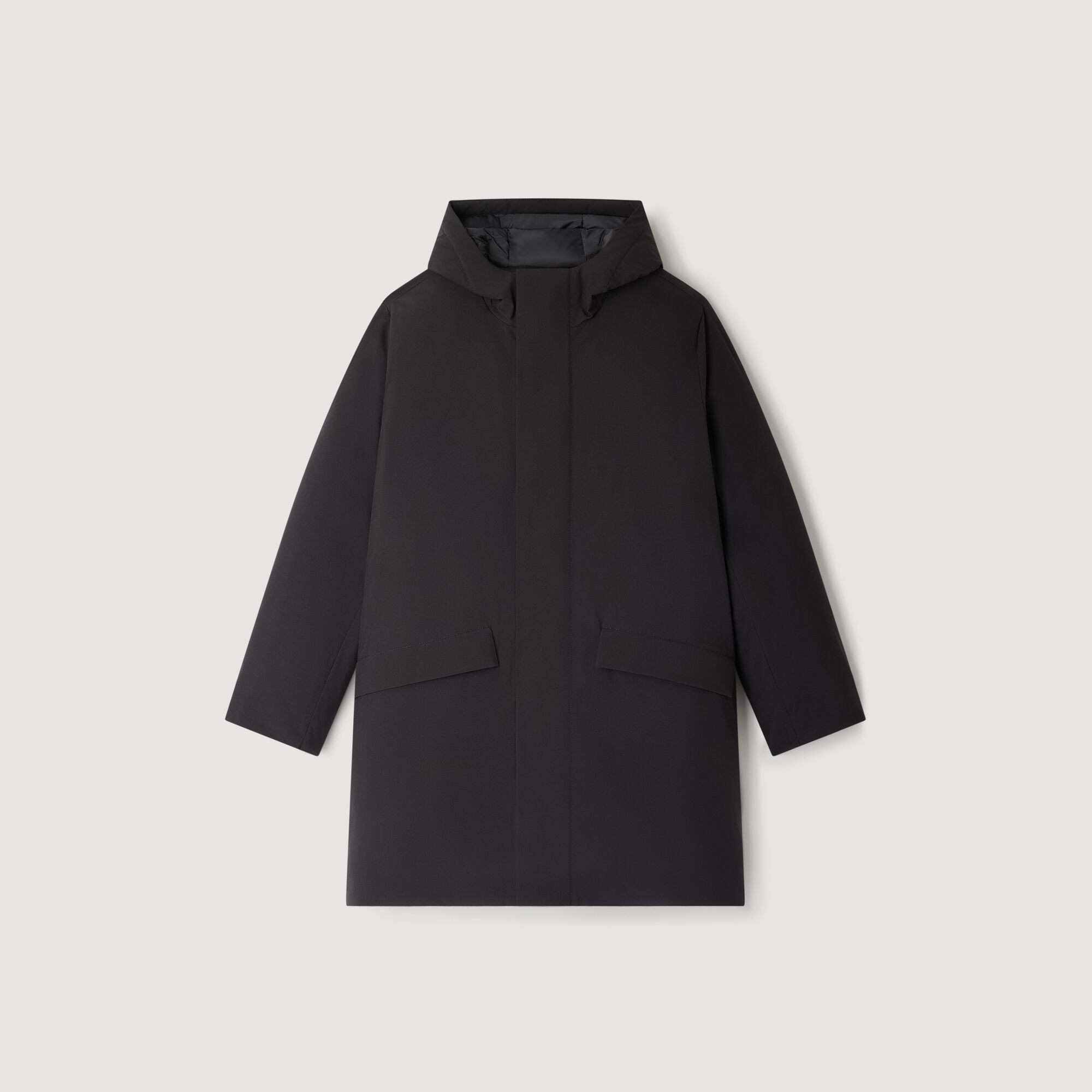 Parka jas met capuchon en rits