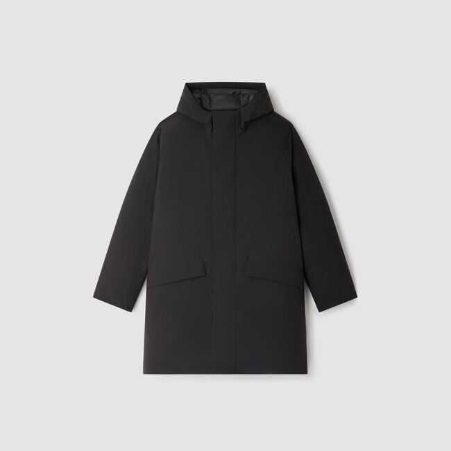 Parka jas met capuchon en rits