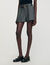 Geplooide short met ceintuur