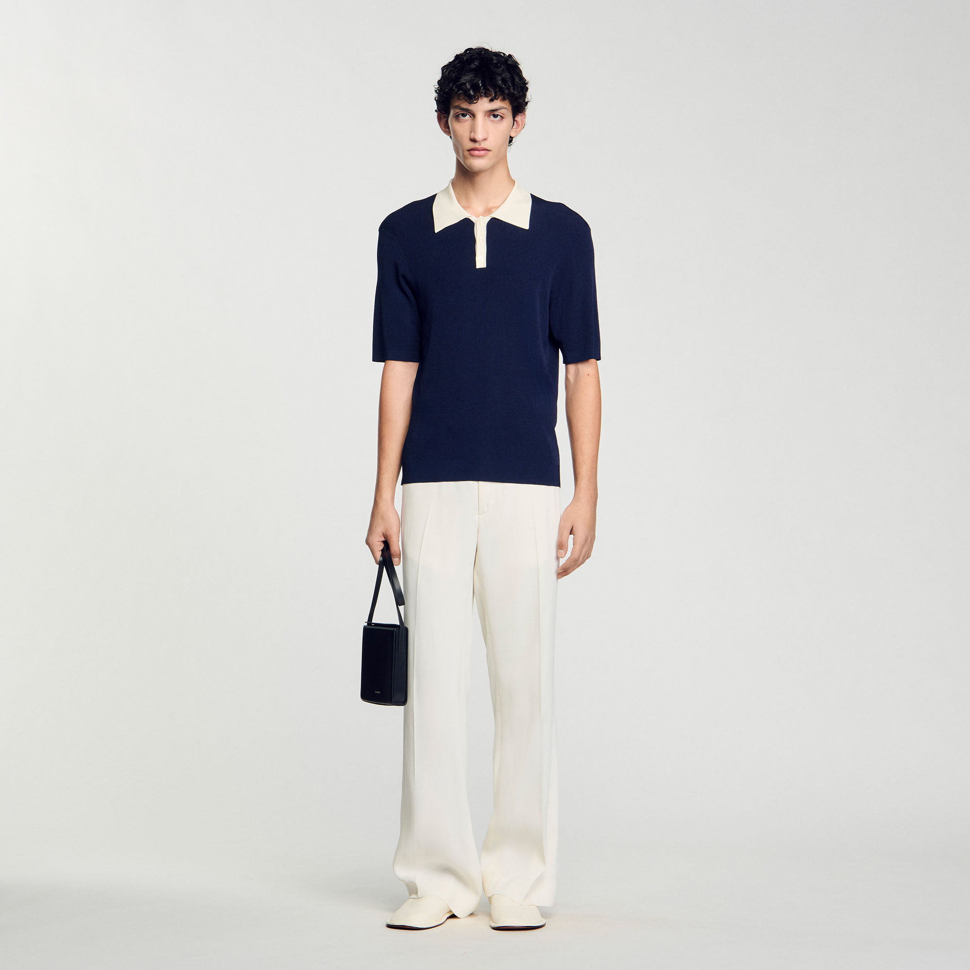 Tweekleurig poloshirt