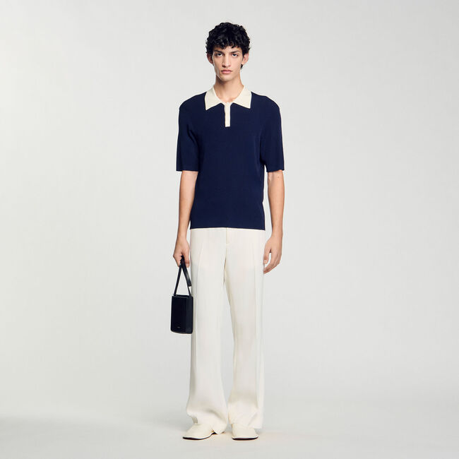 Tweekleurig poloshirt
