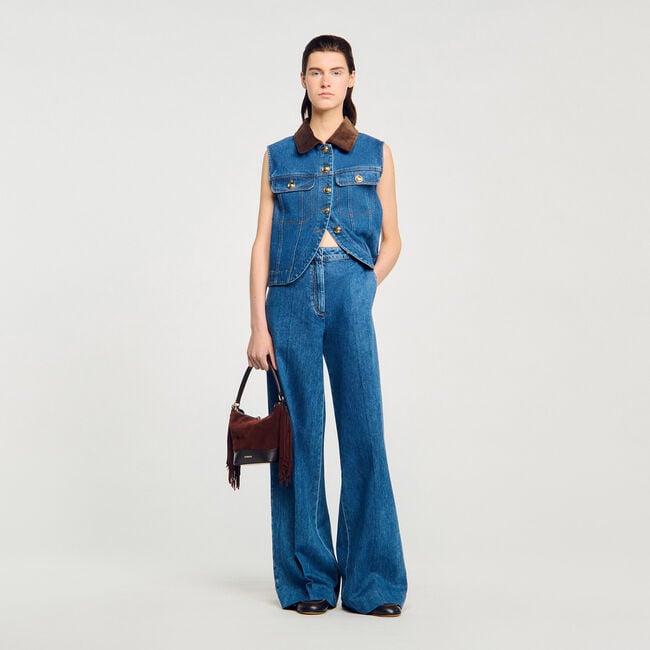 Jeans wijdvallend