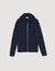 Zipped cardigan with hood